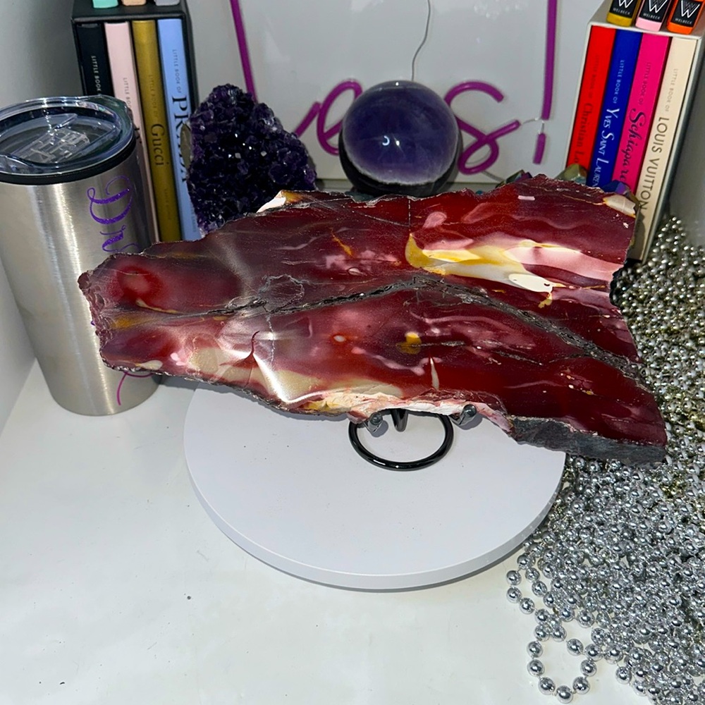 Mookaite Large slab - purple lavendar combination! MOOKAITESLB-004
